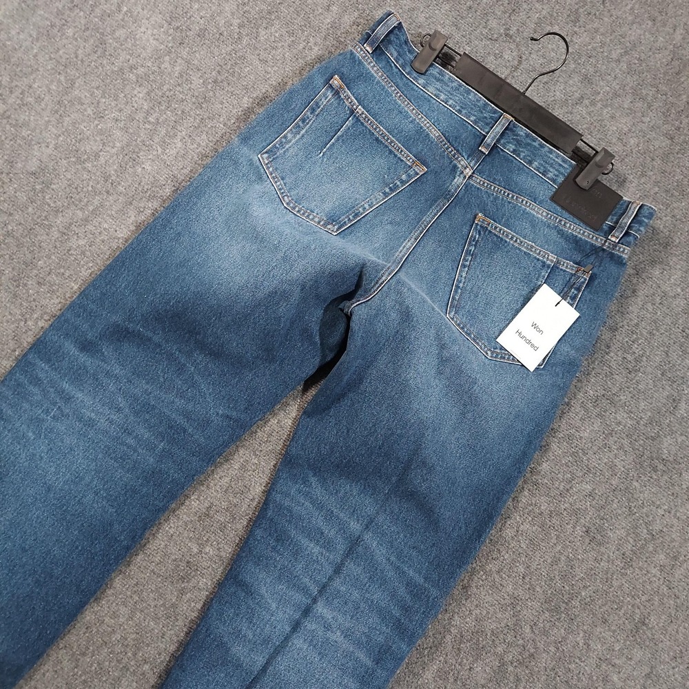 Won Hundred Steve Jeans Mens (Fits 32x30) Blue Regular Straight Leg Denim